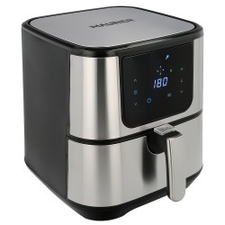 Freidora Sin Aceite 1800 W. Capacidad 5.5 litros. Air Fryer 7 Programas Freidora Aire Caliente, Freidora Aceite. Regulable.