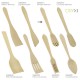 Tenedor Aleman Cocina Madera Oryx 30 cm.