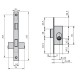 Cerradura Cvl 1964a/5    Carpintería Metálica