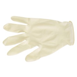 Guantes Desechables Latex Talla 7 M  Caja 100 Unidades