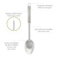 Cuchara Servir Cocina Acero Inoxidable 7 x 30,5 (Alt.) cm.