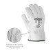 Guantes De Trabajo De Piel Flor De Vacuno, Proteccion Laboral, Riesgos Mecanicos, Guantes De Seguridad De Cuero. Talla 7" (Par)