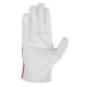 Guantes Piel / Lona Con Colgador 8" (Par)