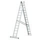 Escalera Aluminio Industrial 14+14+14   3x4 mt.