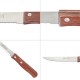 Cuchillo Montana Multiusos Hoja Sierra Acero Inoxidable 11 cm. Mango Madera (Blister 3 piezas)