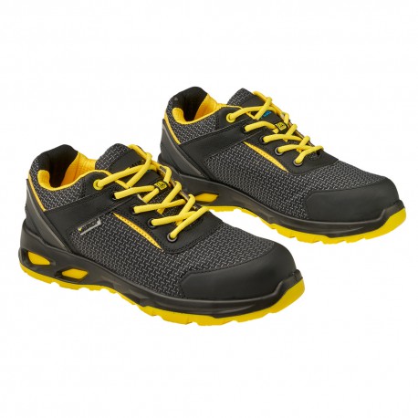 Zapatos Bajo Seguridad Maurer S3L Modelo Amerina Antideslizante con Suela Composite y Resistencia a los Hidrocarburos Talla 46