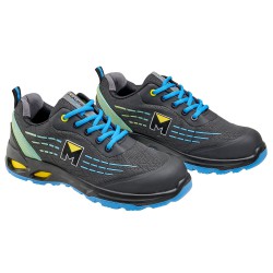 Deportiva Seguridad Maurer S3L Modelo Lapis Antideslizante con Suela Composite y Resistencia a los Hidrocarburos Talla 39.