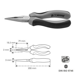 Tornillo Cabeza Hexagonal Zincado M6 x 40 mm.  6 unidades