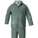 Traje de Agua Impermeable Verde Pvc         Talla 7-L